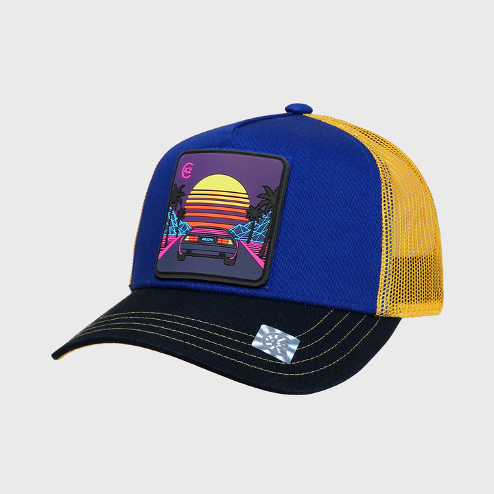 C42 Trucker Cap Black with ZEBRA Patch