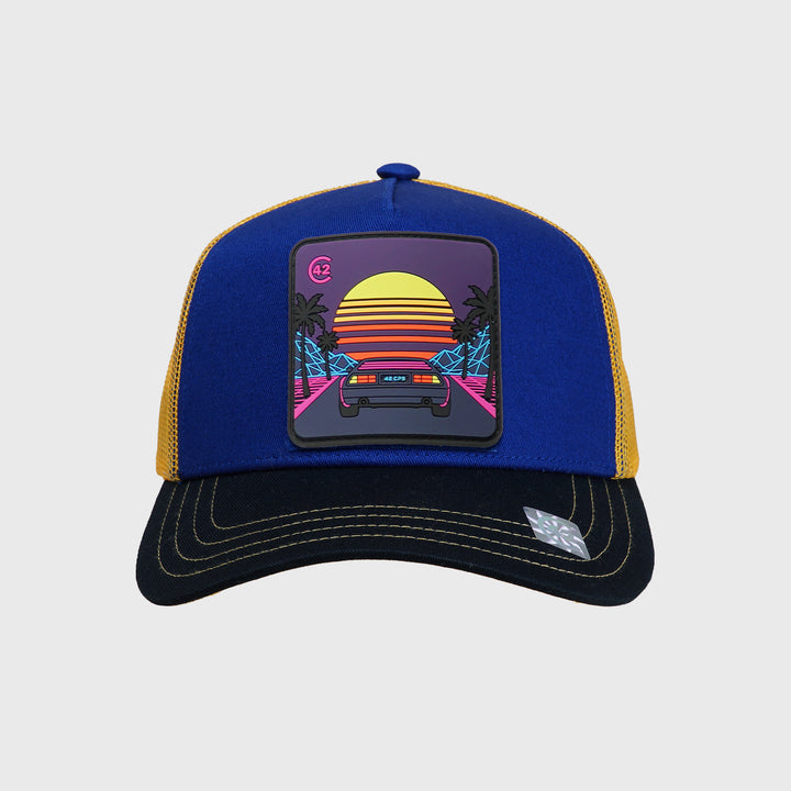 C42 Trucker Cap Black with ZEBRA Patch