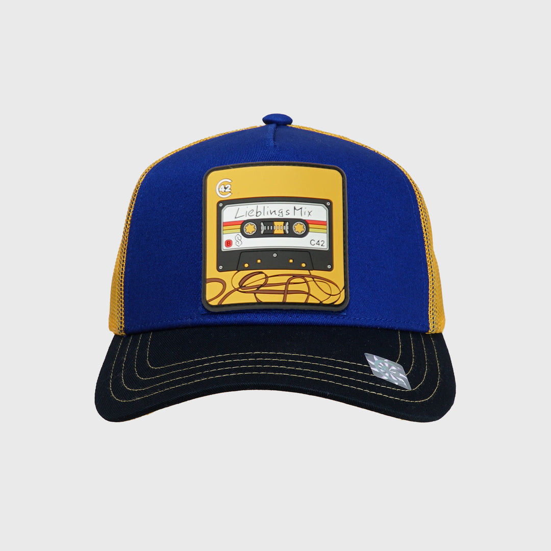 C42 Trucker Cap Black with ZEBRA Patch