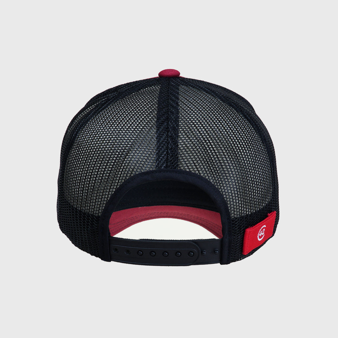 C42 Trucker Cap Rot Schwarz