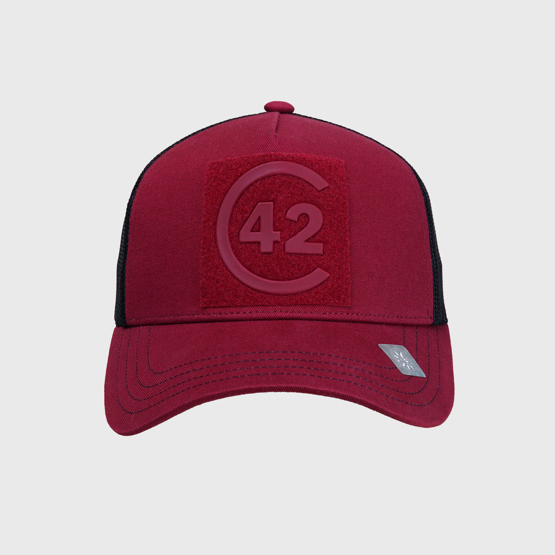 C42 Trucker Cap Beige with ZEBRA Patch