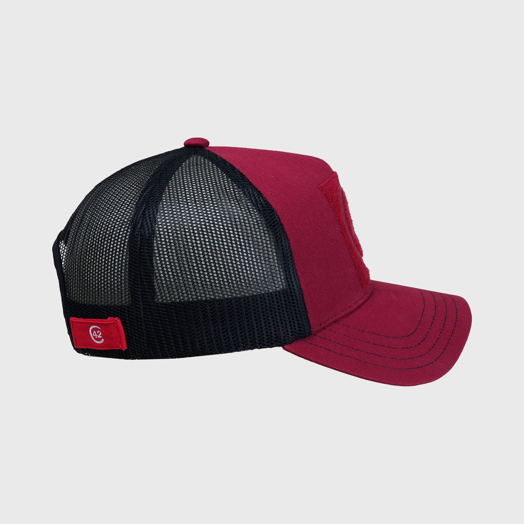 C42 Trucker Cap Rot Schwarz