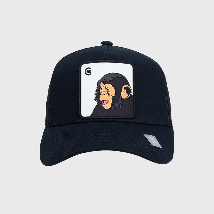 C42 Trucker Cap Black with ZEBRA Patch