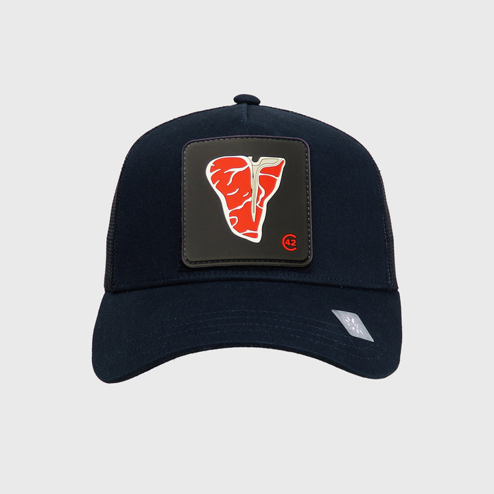 C42 Trucker Cap Black with ZEBRA Patch