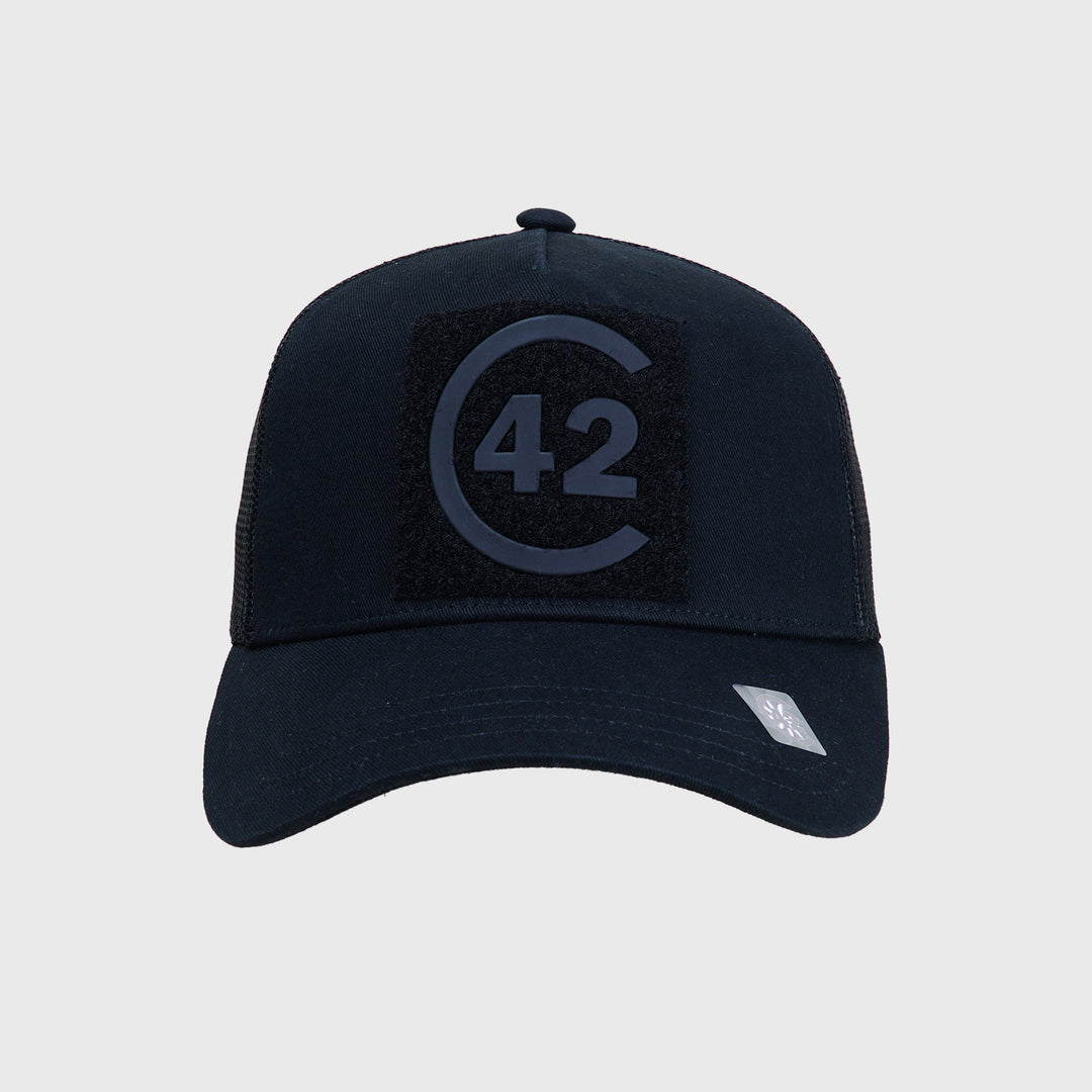 C42 Trucker Cap Beige with ZEBRA Patch