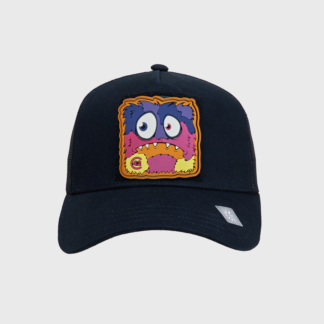C42 Trucker Cap Schwarz mit Patch C42 MONSTERS (Blind Pack)