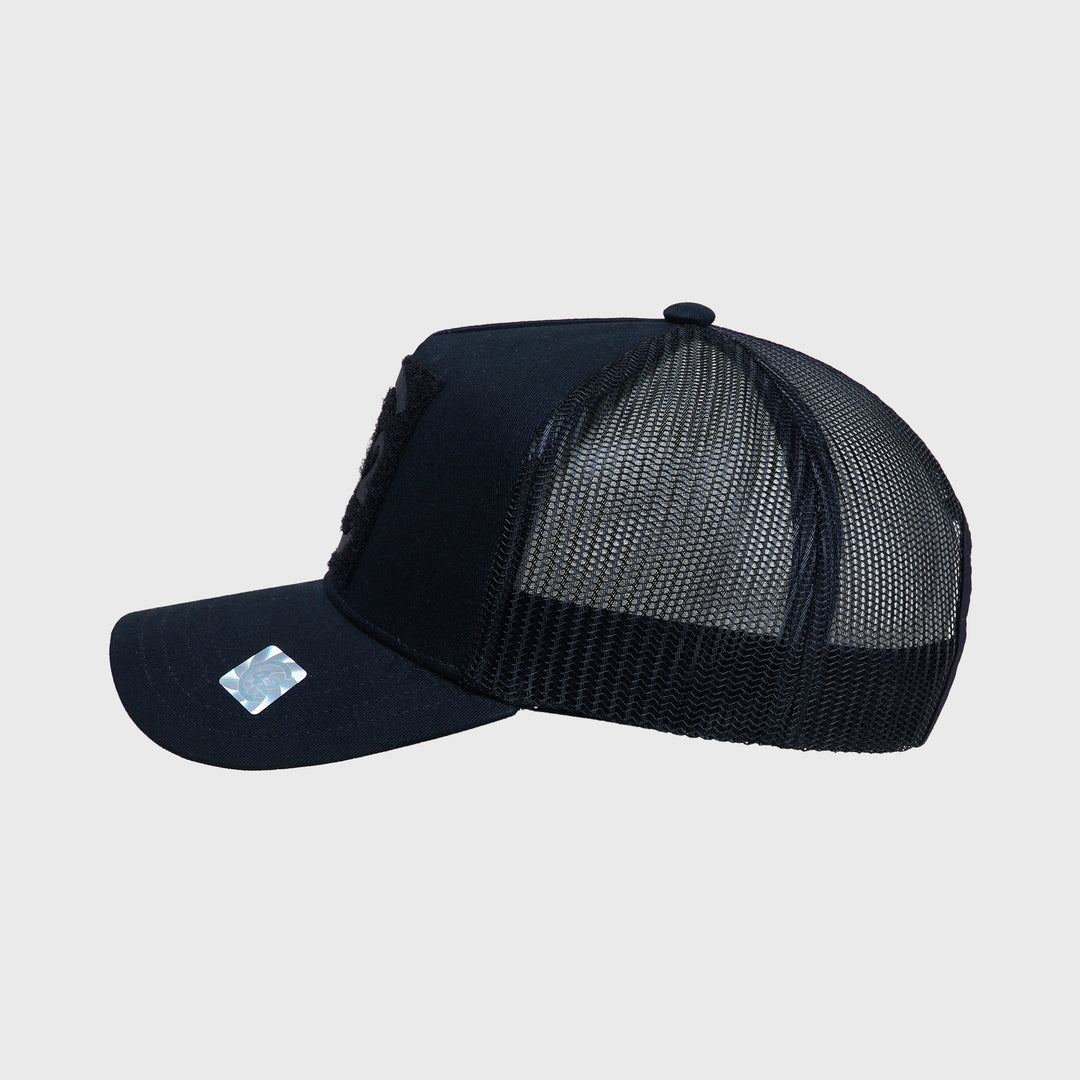 C42 Trucker Cap Beige with ZEBRA Patch