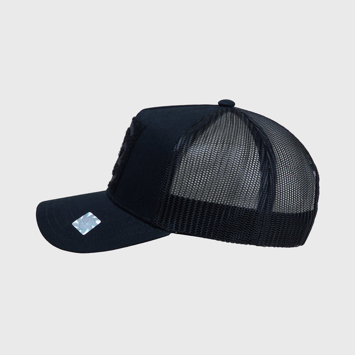 C42 Trucker Cap Beige with ZEBRA Patch